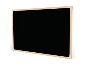 Quadro Preto 50x70cm Moldura de Madeira Stalo