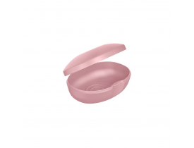 Saboneteira Soft Rosa Quartzo Ou Martiplast