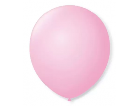 Balão N7 Liso Rosa Baby Pacote com 50 unidades São Roque