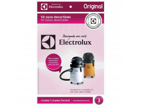 Saco Descartável para Aspirador de Pó CSE19 com 3 unidades Electrolux