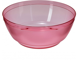 Saladeira Luna Cristal 3,5 litros Rosa Flamingo Ou Martiplast