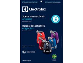 Saco para Aspirador de Pó 3 unidades Descartável SBEBE Electrolux