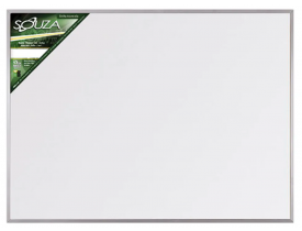 Quadro Branco 120x90cm Moldura de Alumínio Souza