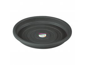 Prato Redondo Floreira 28cm Cinza Primafer