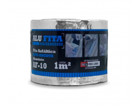 Fita Asfáltica Aluminizada Adesiva 10cm X 10 metros Alufita