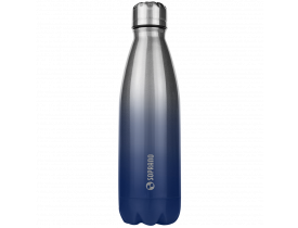 Squeeze Urbano 600ml Inox/Azul Soprano