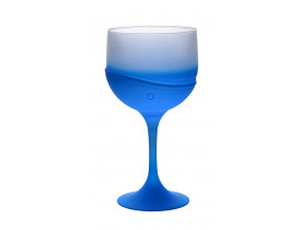 Taça Drink Neon 500ml Azul Inusi