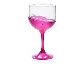 Taça Drink 500ML Rosa Translúcido Inusi