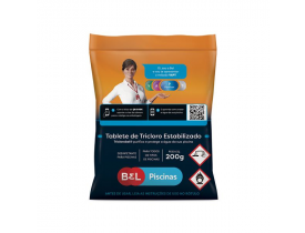 Tricloro Tablete Estabilizado 200g Bel Piscinas