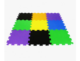 Tatame Infantil Liso sem Borda em EVA Riplas Cor Sortida