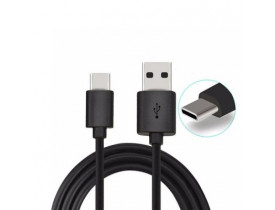 Cabo de Carga e Dados Carregador Micro USB 1 metro preto MXT