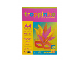 Papel Criativo A4 210X297mm 20 Folhas Troppinho
