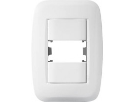 Placa e Bastidor 2x4 para 1 Módulo Pezzi