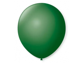 Balão N7 Liso Verde Folha Pacote com 50 unidades São Roque