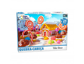 Quebra-cabeça 24 peças: Vila Doce | Pais & Filhos