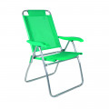 Cadeira Reclinável Boreal Alumínio 4 Posições Anis 61x62x101cm Mor