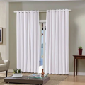 Cortina Corta Luz Blackout 2,60x1,70 metros Branco/Bege Bella Janela