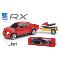 Brinquedo Caminhonete Pick Up Rx com Jet Ski Roma Cor Sortida