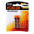 Pilha Alcalina AAA 2 Pilhas 1,5V Foxlux