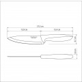 Faca para Carne 6'' Inox Plenus Tramontina