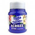 Tinta para Tecido Fosca 37ml Azul UltramarAcrilex