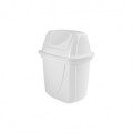Lixeira Basculante 6,5 litros Branca 18X23X29cm Plasútil