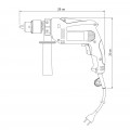 Furadeira de Impacto 500 W 1/2" 220v Tramontina