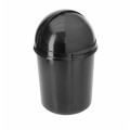 Lixeira Retrátil 7,3 litros Preta 23X23X37cm Plasvale