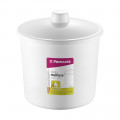 Lixeira Multiuso com Tampa 6 litros Branca Primafer