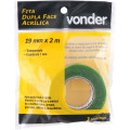 Fita Dupla Face Acrílica 19mm x 2 metros Vonder