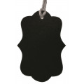 Etiqueta Chalkboard Preta com 12 unidades Kit