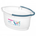 Balde Oval Plástico 14 litros Transparente Sanremo