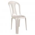 Cadeira Plástica Bistrô Branca 42x51x89cm Mor