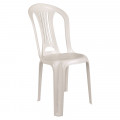 Cadeira Plástica Bistrô Branca 42x51x89cm Mor