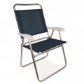 Cadeira Master Alumínio Plus Azul 58x61x94cm Mor