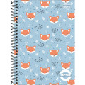 Caderno Espiral 80 Folhas Capa Dura 1/4 Pepper Tilibra Cor Sortida