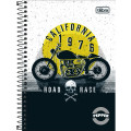Caderno Espiral 80 Folhas Capa Dura 1/4 Pepper Tilibra Cor Sortida