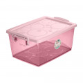 Caixa Organizadora com Trava 23X32cm Rosê Ordene