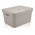 Caixa Organizadora Cube com Tampa Ou Martiplast GD 46x36x24,5cm Branca CC650