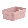 Caixa Organizadora Cube Ou Martiplast Mini Rosa Quartzo CC050