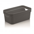 Caixa Organizadora Cube Ou Martiplast PQ 29,5x16,5x12,5cm Chumbo CC200