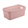 Caixa Organizadora Cube Ou Martiplast PQ 29,5x16,5x12,5cm Rosa Quartzo CC200