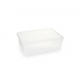 Caixa Retangular 6,5litros Natural Plasvale 34x23x11,5cm