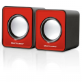 Caixa de Som Mini 3W RMS Vermelho Multilaser