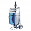 Carrinho de Praia 49X52X111cm Mor