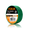 Fita Isolante de PVC Antichamas 19mmX10 metros Verde Foxlux