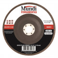 Disco Flap Cônico 4.1/2'' Grão 80 Mundi Ferramentas