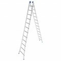 Escada Alumínio Abre e Fecha 2x12 Degraus Extensível 6,17 metros Mor