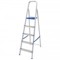 Escada Alumínio 5 degraus Mor 1,56mt de altura