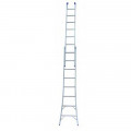 Escada Alumínio Abre e Fecha 2x9 Degraus Extensível 4,50 metros Mor